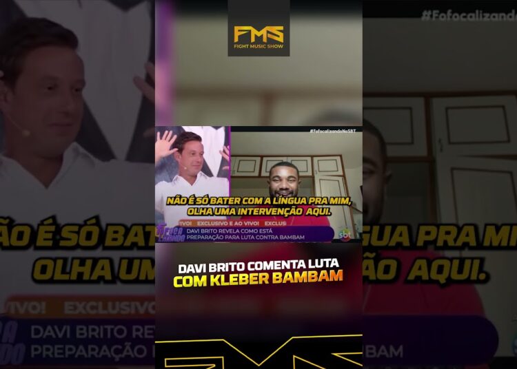 DAVI BRITO fala sobre sua luta com KLEBER BAMBAM