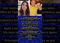FILHA DE TADEU SCHMIDT AGRADECE APOIO APÓS MORTE DE OSCAR