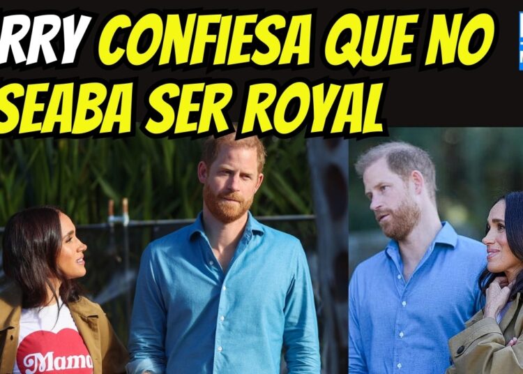HARRY CONFIESA QUE NUNCA QUISO SER DE LA REALEZA. MEGHAN EN AUSTRALIA VENDE ROPA.
