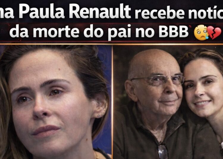 Ana Paula Renault CHORA ao receber notícia da morte do pai no BBB