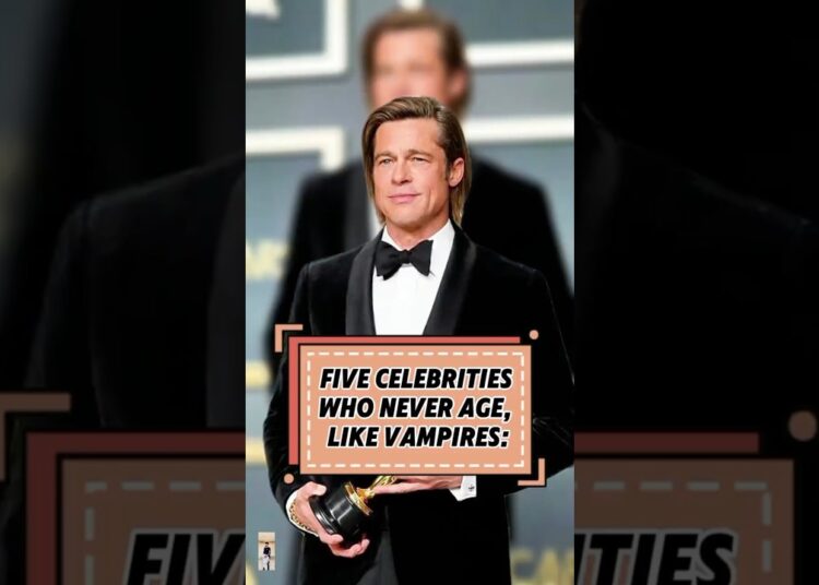 Five celebrities whonever age, like vampires: