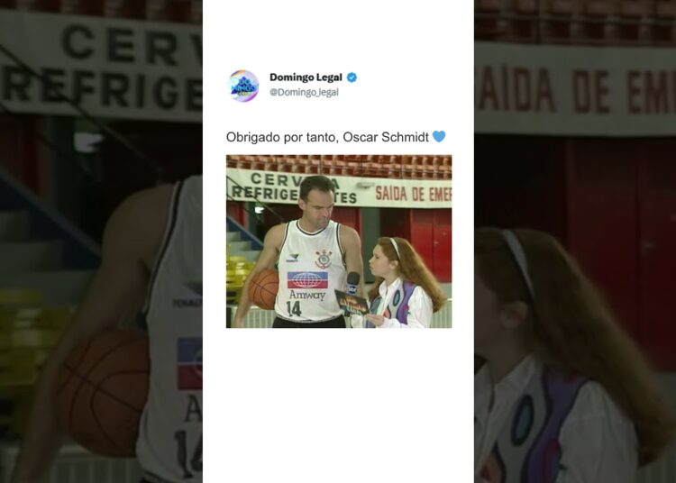 O Brasil se orgulha de você, Oscar Schmidt! #domingolegal