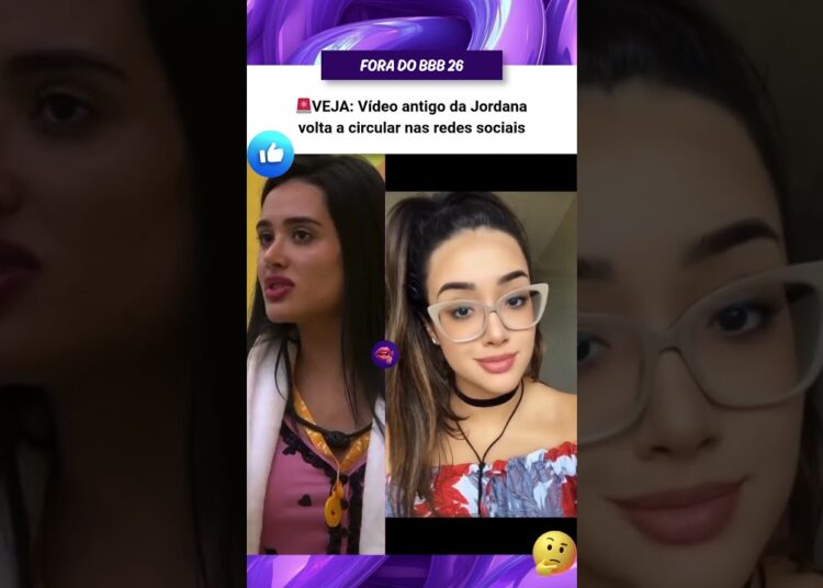 vídeo da Jordana fora do BBB viraliza #bbb26 #bbb #fofoca #globo #reality