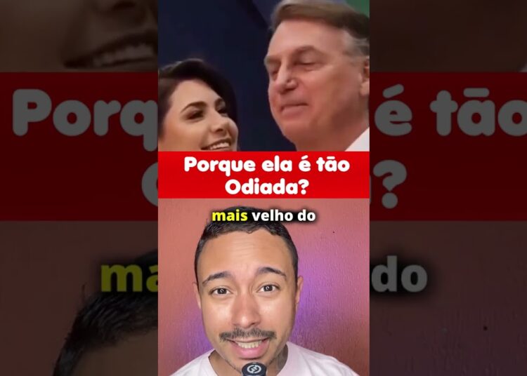 Porque odeiam tanto a michele Bolsonaro