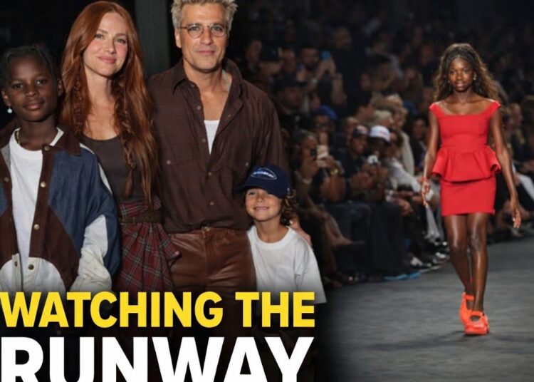 Titi brilha na passarela e emociona Giovanna Ewbank e Bruno Gagliasso na Rio Fashion Week