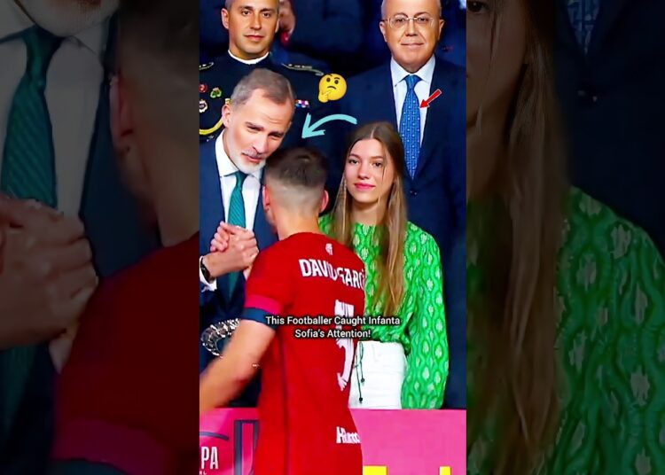This Footballer Caught Infanta Sofia’s Attention! 😳⚽