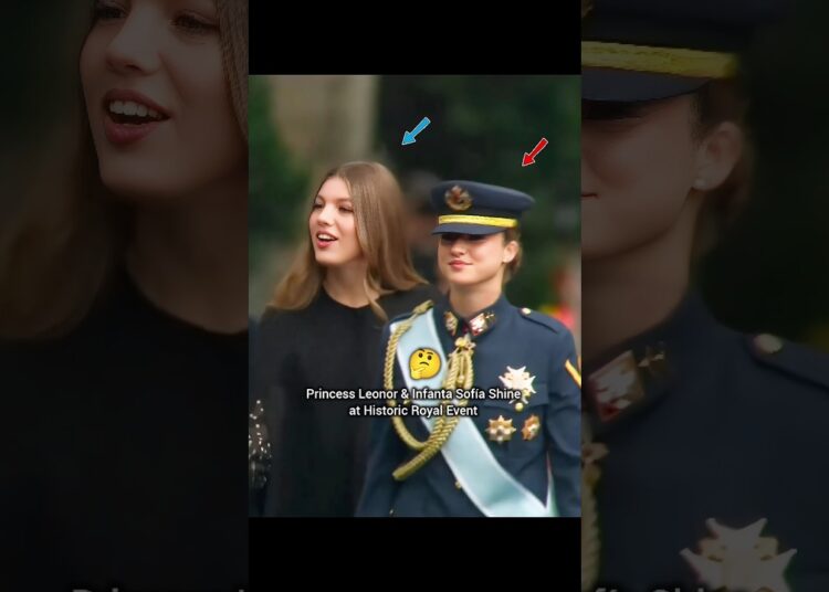 Princess Leonor & Infanta Sofia Shine at Historic Royal Event #leonor