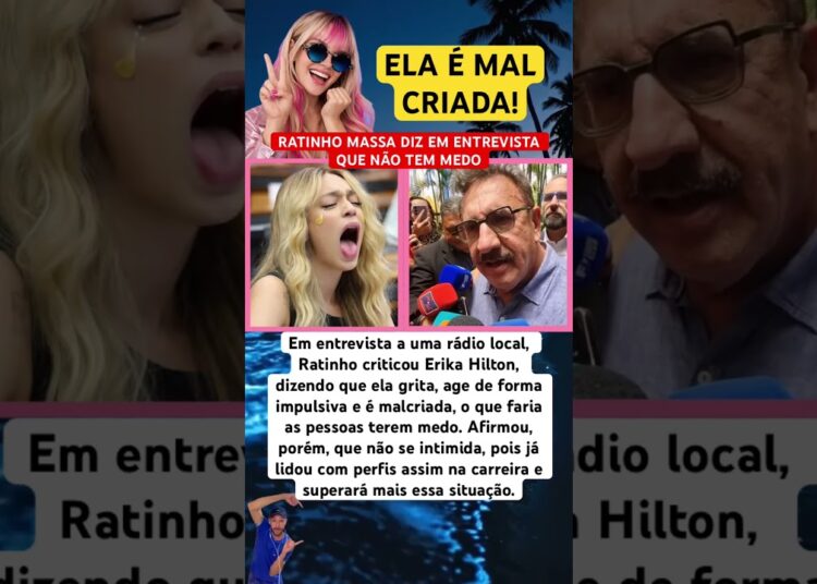 RATINHO DIZ: ELA PÔR MEDO EM TODOS MAS NELE NÃO #feedshorts #ultimasnoticia #fofoca