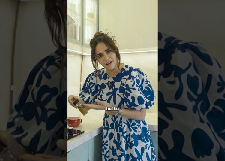 Amruta Khanvilkar 😍🔥 Flaunts her beautiful kitchen full of creativity 🤯 #shorts #kitchen #cooking