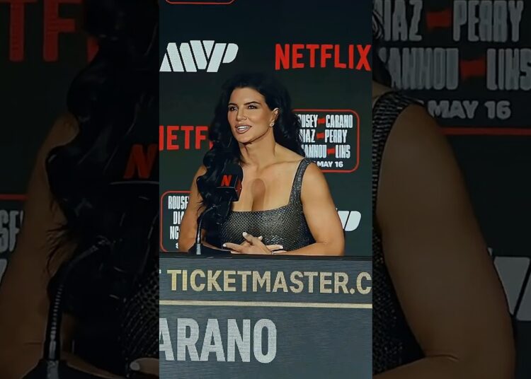Rousey vs Carano 😱 Press Conference BTS 🔥#mma #boxing