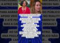 ANA PAULA PEDE PARA NÃO CANCELAREM SOLANGE COUTO