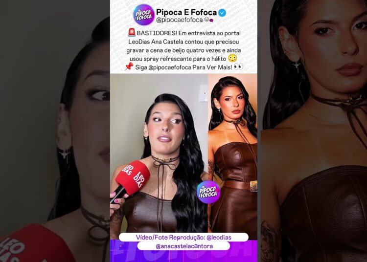 Ana Castela Revela Bastidores Do Beijo Gravado 4 Vezes Em Coração Acelerado 😳 #anacastela