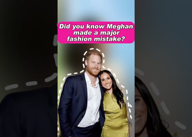 Did you know Meghan made a major fashion mistake? #meghanmarkle #royal