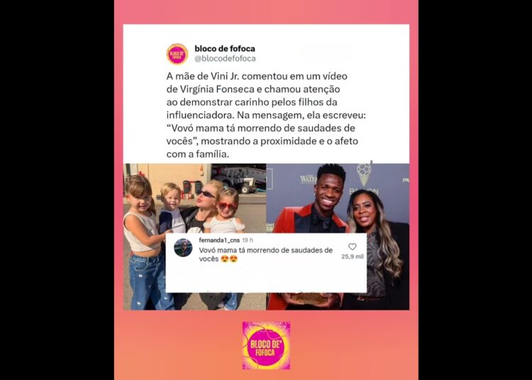 A mãe de #vinijr .  comentou em um vídeo de #virginia . #fofocas #fofoca