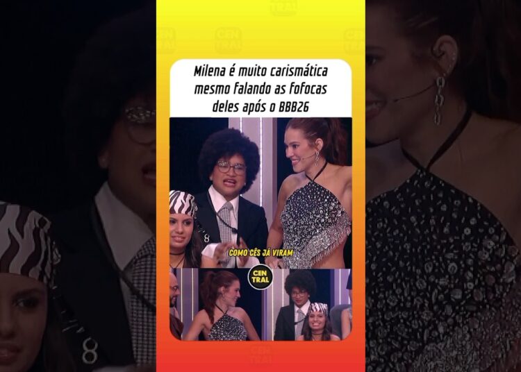 Milena falando as fofocas após o BBB26 ela é muito carismática