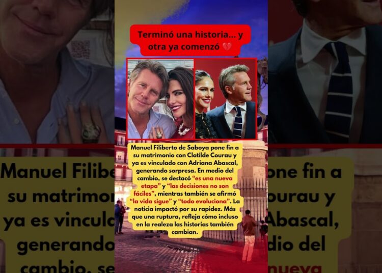 Giro inesperado en la realeza tras ruptura y nueva relación