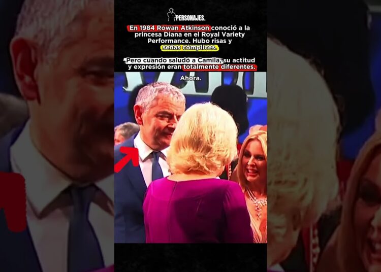 Rowan Atkinson Y sus CARAS al conocer a…#curiosidades#datos #sabiasque #shortsviral#viral#realeza