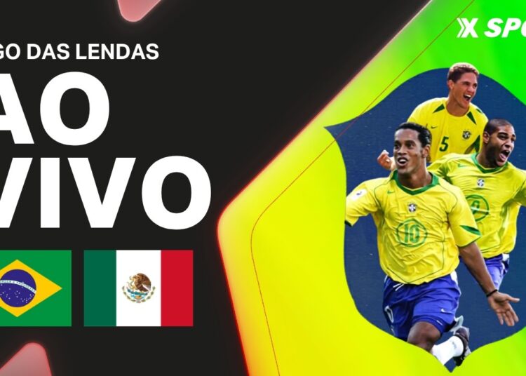 BRASIL X MÉXICO – JOGO DAS LENDAS (EXCLUSIVO) – AO VIVO E COM IMAGENS