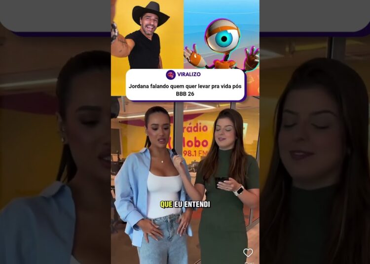 Jordana mandou a real em entrevista #bbb26 #bbb #fofoca #globo #reality
