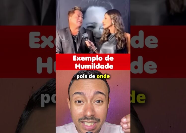 Exemplo de Humildade que o cantor Leonardo Deu