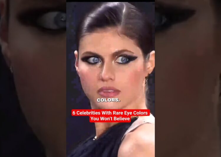 These 6 Celebs Have the Rarest Eye Colors Ever 😳🔥#shorts #celebrity #hollywood