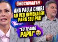 EMOCIONANTE: Ana Paula Renault CHORA no Domingão com Huck ao ver homenagem ao pai!