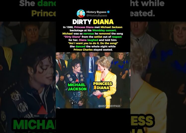 When Princess Diana Met Michael Jackson She SAID THIS… #shorts