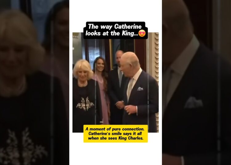 The way Catherine looks at the King…😍#britishroyalfamily #katemidddleton #princewilliam #royalty