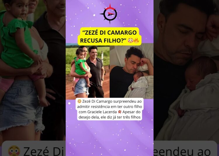 Zezé Di Camargo recusa ter outro filho com Graciele? Revelação surpreende fãs 😳🔥