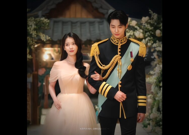 The Royal Couple 😭🤌❤️ looking soo gorgeous 🥰 #perfectcrown #kdrama #byeonwooseok #iu #shorts #new
