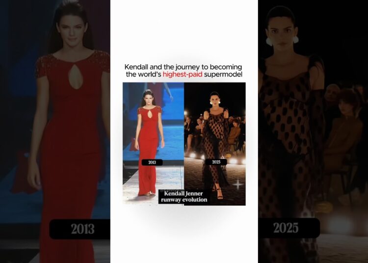 Kendall and the journey to becoming the world’s highest-paid supermodel #KendallJenner #shorts
