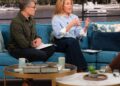 A camisa e a roupa jeans de Cat Deeley nunca deixarão de impressionar