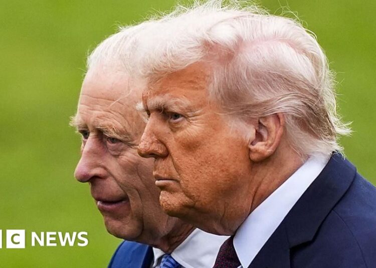 A visita de 'alto risco' de King a Trump será o teste mais difícil de seu reinado