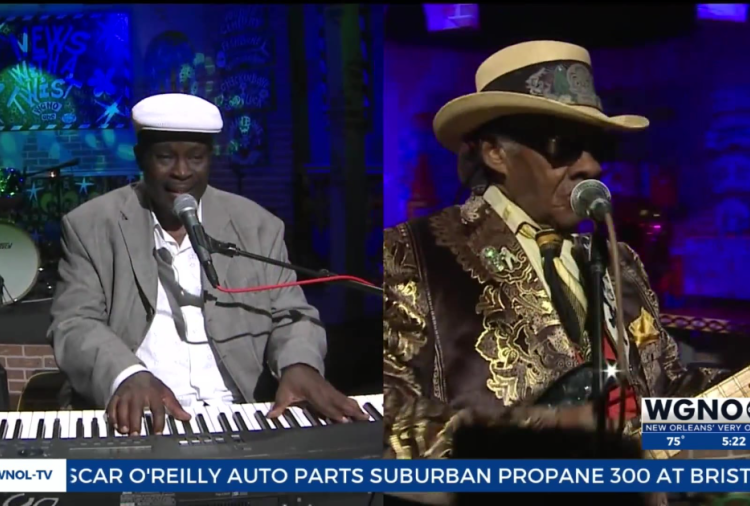 Ajuda para as estrelas da música de Nova Orleans Al 'Carnival Time' Johnson e Little Freddie King