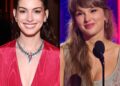 Anne Hathaway revela doce nota de Taylor Swift
