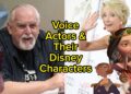 Atores de voz da Disney que interpretaram vários personagens