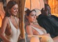 Bianca Censori perde o macacão durante encontro noturno com Kanye West