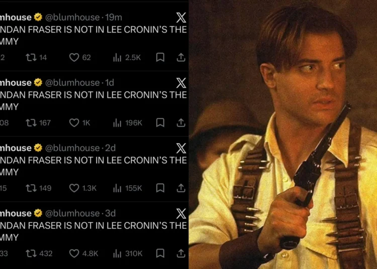 Brendan Fraser está retornando para The Mummy, de Lee Cronin? O que sabemos até agora