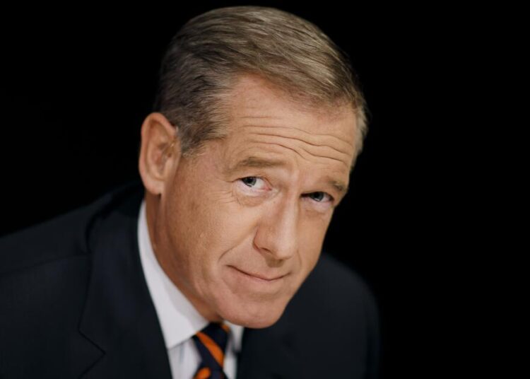 Brian Williams assina contrato com a Netflix para apresentar um podcast semanal