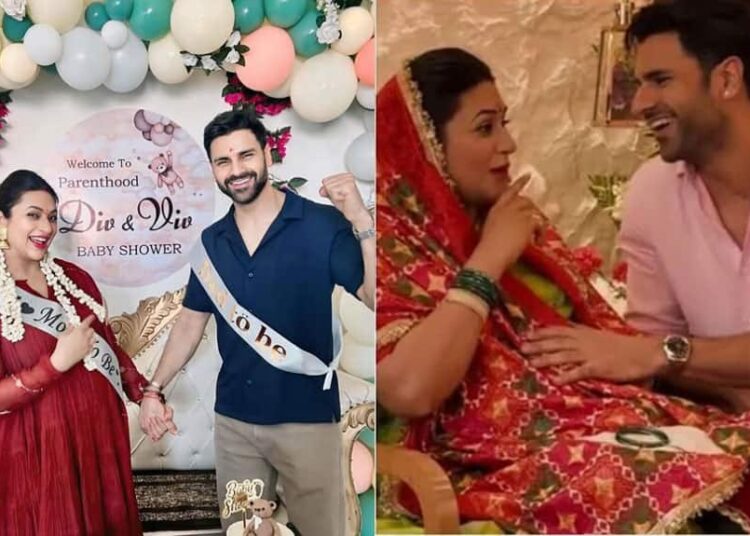 Cerimônia do chá de bebê de Divyanka Tripathi-Vivek Dahia: Kunika, Shraddha Arya e outras celebridades da TV comparecem ao evento | Notícias de televisão