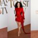 Chase Infiniti, Lily James e mais sapatos no evento Emmys da Disney