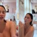 Chrissy Teigen fica totalmente nua para compartilhar sua rotina de banho de 5 minutos