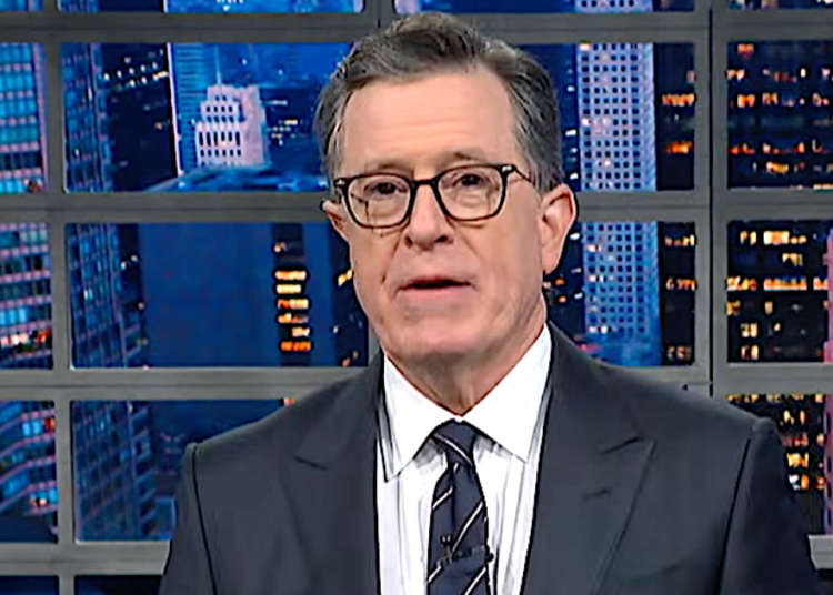 Colbert concorda que Trump cumpriu todos os objetivos. Não, não aqueles.
