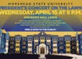 Concerto do Presidente no Gramado | Universidade Estadual de Morehead