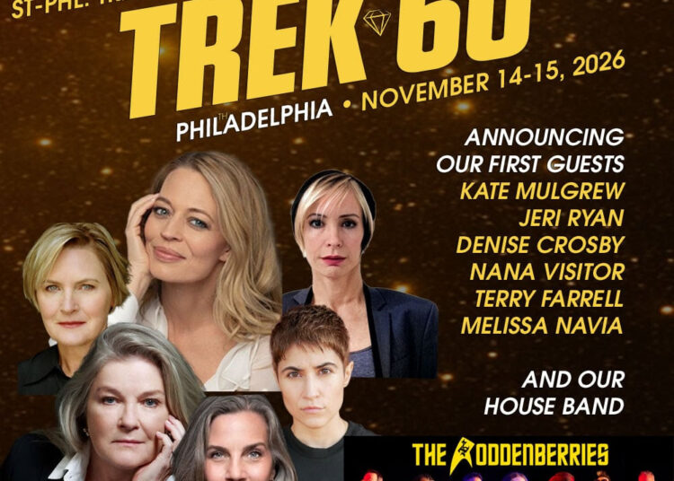 Creation Entertainment anuncia convenção Philadelphia STAR TREK para estender os planos do 60º aniversário