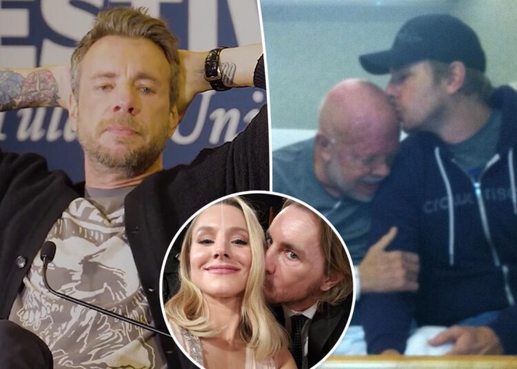 Dax Shepard chora por Kristen Bell aparecer no leito de morte de seu pai