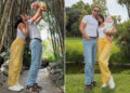 Derek Hough e sua esposa Hayley Erbert comemoram a primeira Páscoa da filha Everley com lindas fotos