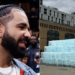 Drake provoca novo álbum com enorme estrutura de gelo no meio de Toronto
