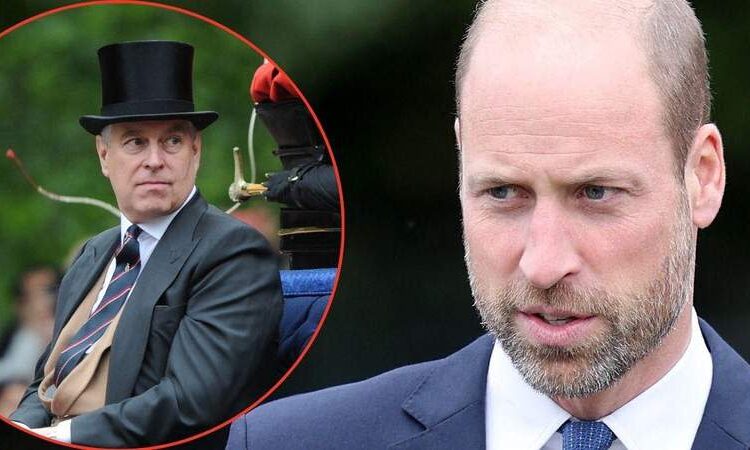 EXCLUSIVO: O futuro rei William 'se sente sujo' sobre a enorme honra real ainda atribuída a Andrew Windsor