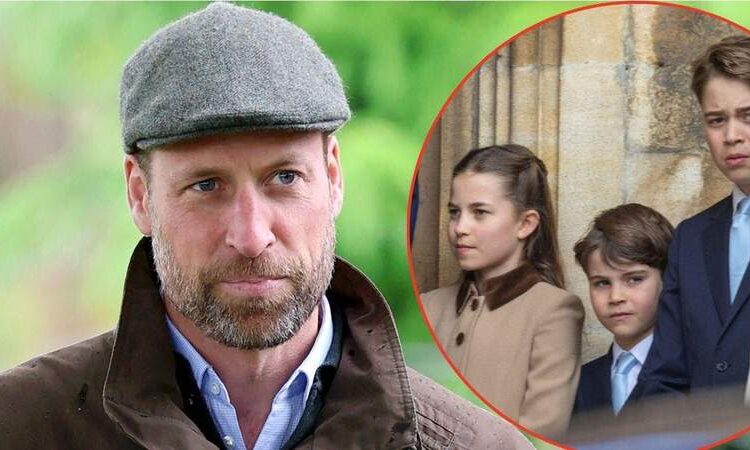EXCLUSIVO: O príncipe William 'criou uma apólice de seguro' para 'garantir que nenhum de seus filhos acabe como o rebelde real Harry'